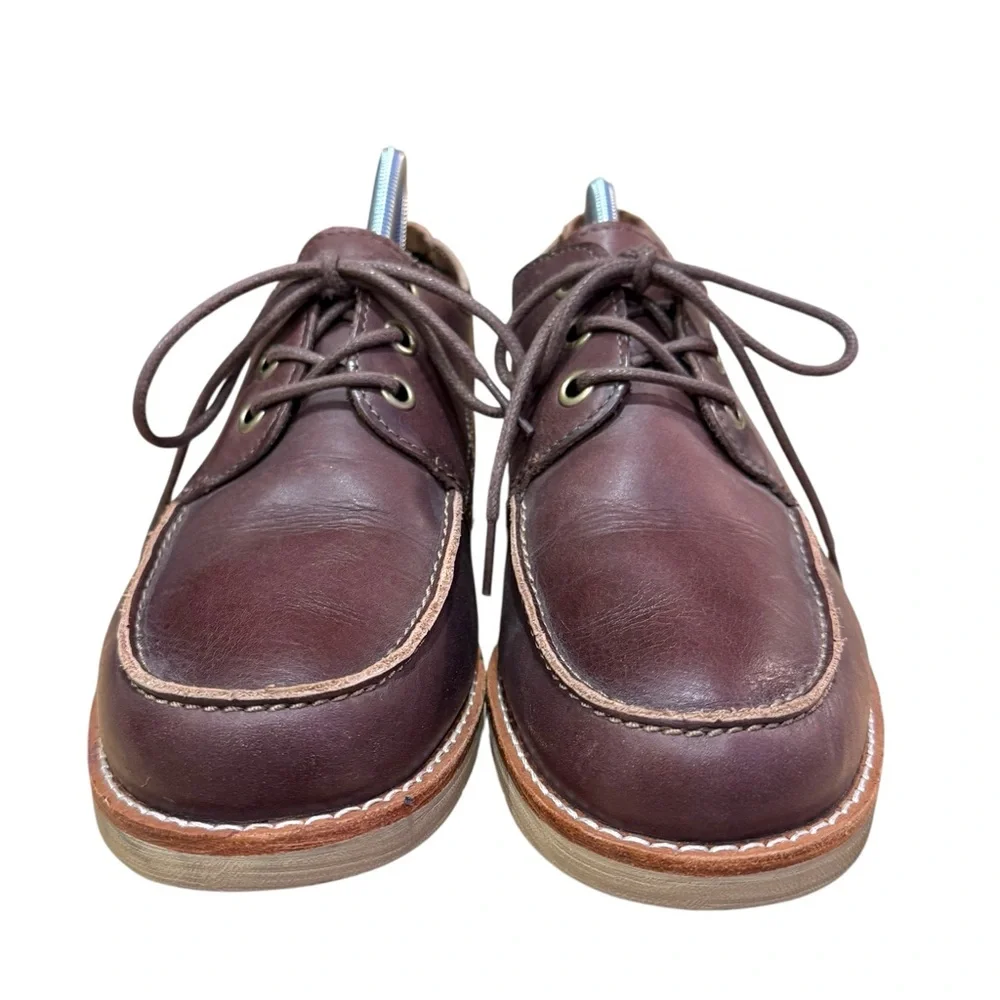 Timberland Earthkeepers Rugged Leather Oxford Boat Shoes Lt Brown Men’s Sz 9.5